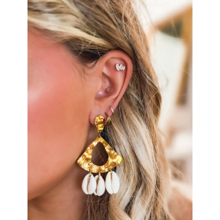 Boucle d'oreilles Caprina - Doré