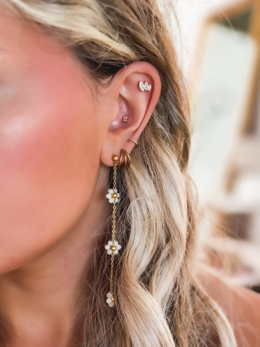 Boucles d'oreilles Rory - Doré