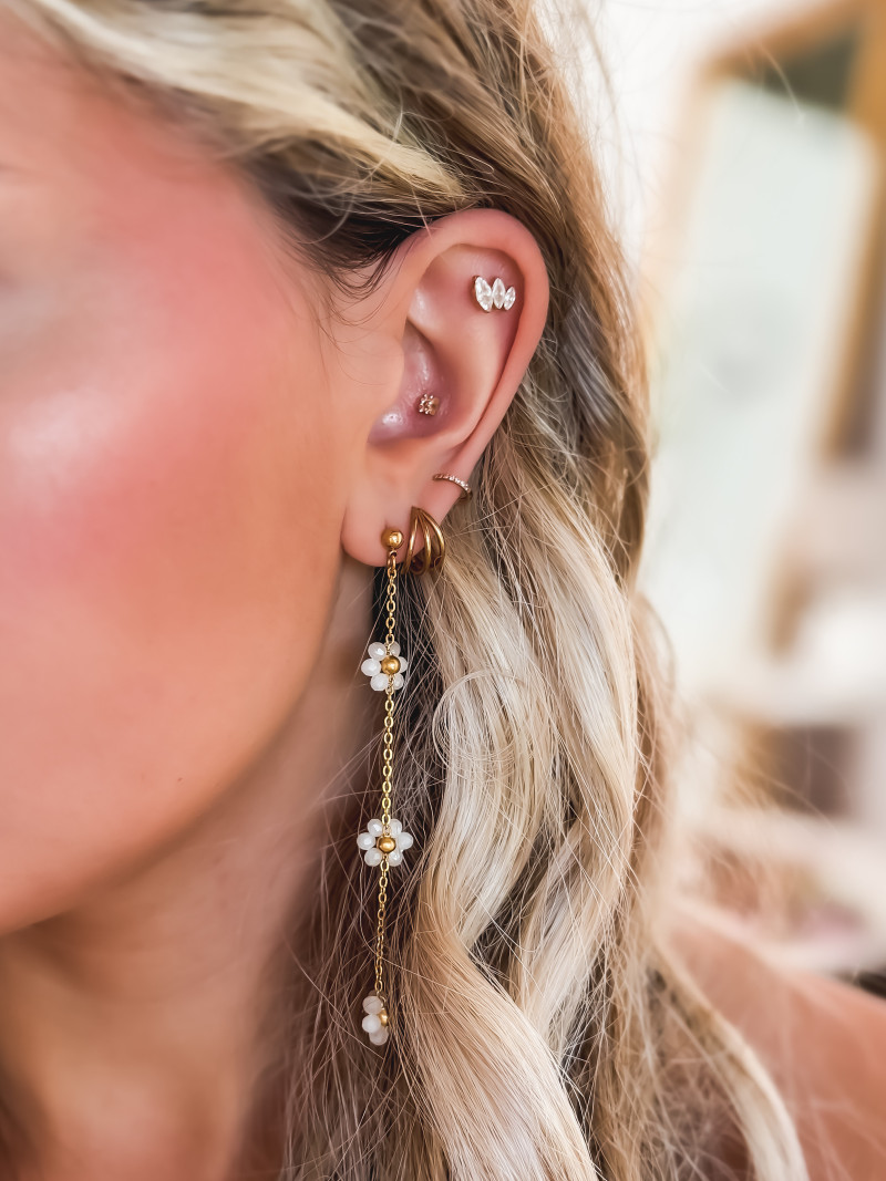 Boucles d'oreilles Rory - Doré