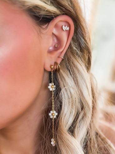 Boucles d'oreilles Rory - Doré