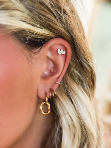 Boucles d'oreilles Azelma - Doré
