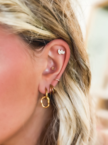 Boucles d'oreilles Azelma - Doré