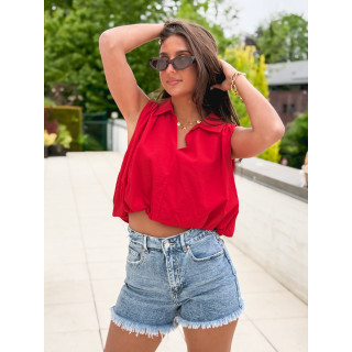 Blouse Alixane - Rouge