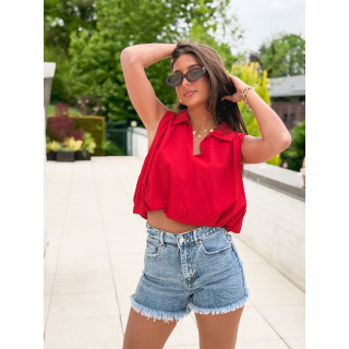 Blouse Alixane - Rouge