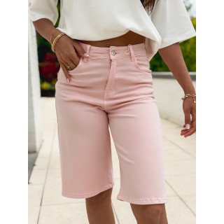 Bermuda en jeans Kléa - Rose