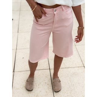 Bermuda en jeans Kléa - Rose