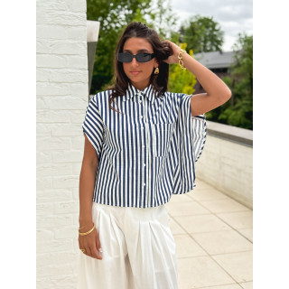 Chemise Lignée Venisia - Bleu