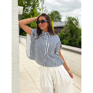 Chemise Lignée Venisia - Bleu