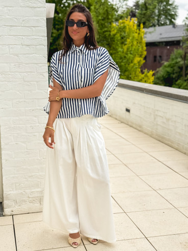 Pantalon Thaelya - Blanc