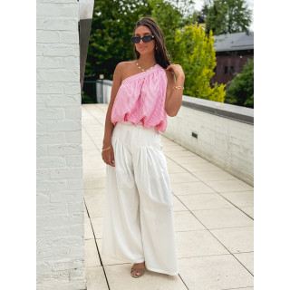 Blouse Lignée Madrizia - Rouge