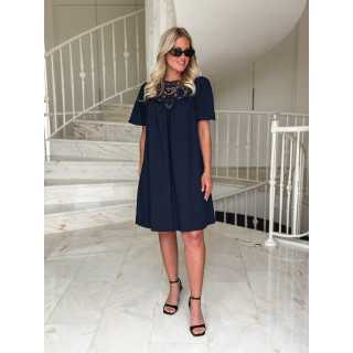 Robe courte Lylia - Bleu marine