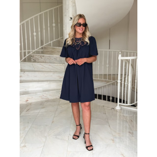 Robe courte Lylia - Bleu marine