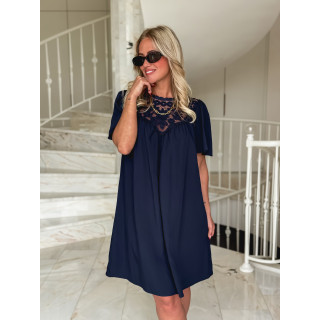 Robe courte Lylia - Bleu marine