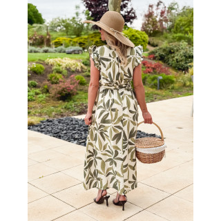 Robe longue Ysaura - vert