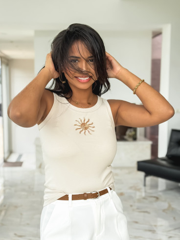 Débardeur Sun - Beige