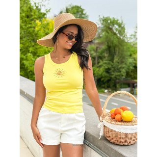 Débardeur Sun - Jaune