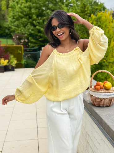 Blouse Daliana - Jaune