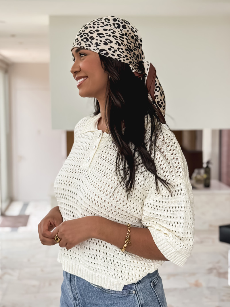 Foulard Fauve - Chocolat
