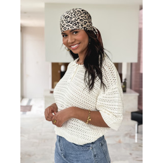 Foulard Fauve - Chocolat