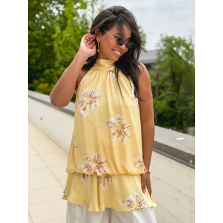Blouse à motifs Soania - Jaune