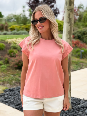 T-shirt Melinia - Rose