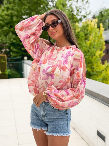 Short en jeans Ysalina - Bleu
