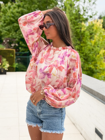 Short en jeans Ysalina - Bleu