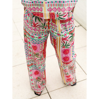 Ensemble à motifs multicolores