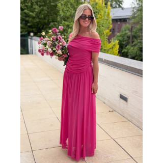 Robe longue Uliah - Fuchsia