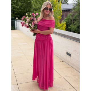 Robe longue Uliah - Fuchsia