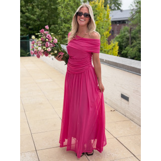 Robe longue Uliah - Fuchsia