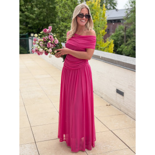 Robe longue Uliah - Fuchsia