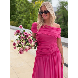 Robe longue Uliah - Fuchsia
