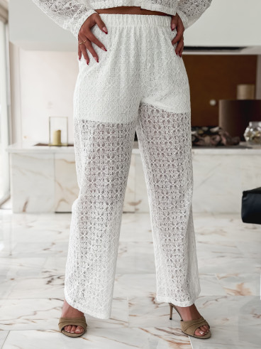 Pantalon Elyndra - Blanc
