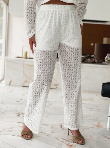 Pantalon Elyndra - Blanc