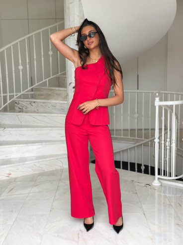Gilet Isyelle - Rouge