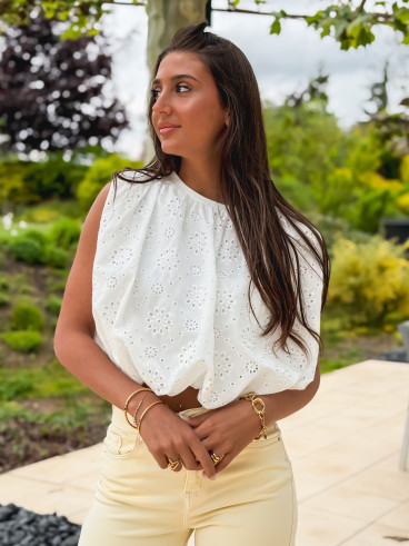 Blouse Elozia - Blanc