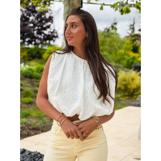 Blouse Elozia - Blanc