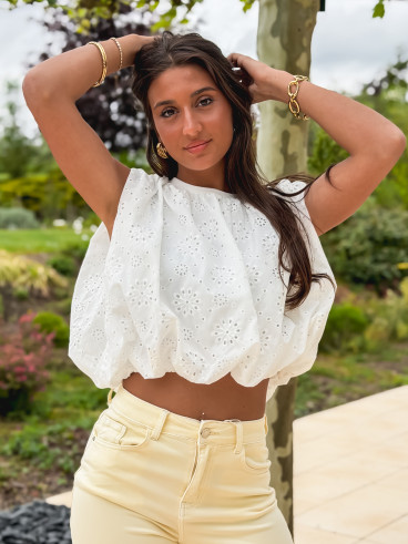 Blouse Elozia - Blanc