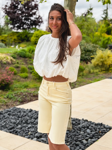 Blouse Elozia - Blanc