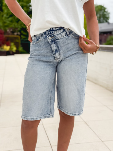 Bermuda en jeans Jeneva - Bleu