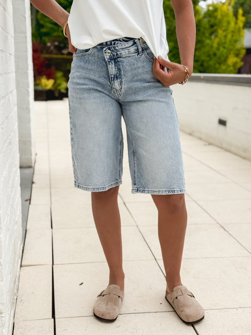 Bermuda en jeans Jeneva - Bleu