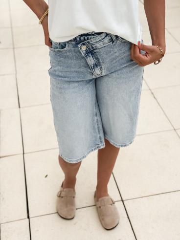 Bermuda en jeans Jeneva - Bleu