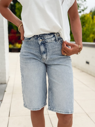 Bermuda en jeans Jeneva - Bleu