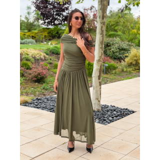Robe longue Uliah - vert kaki