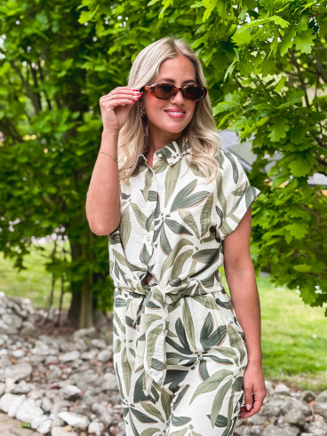 Chemise sans manches Ysaura - Vert