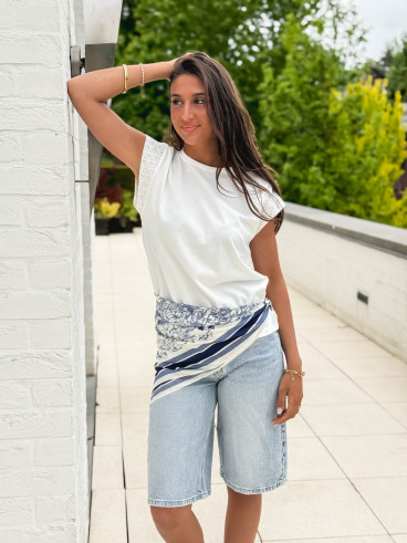 Foulard Aelis - Bleu