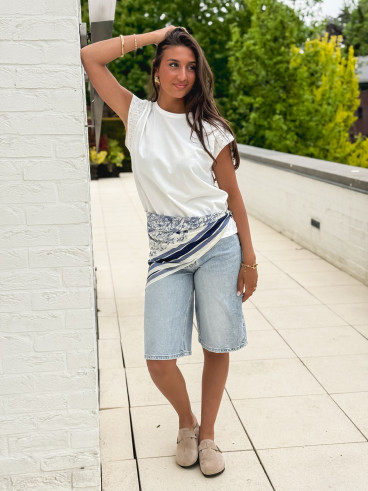 Foulard Aelis - Bleu