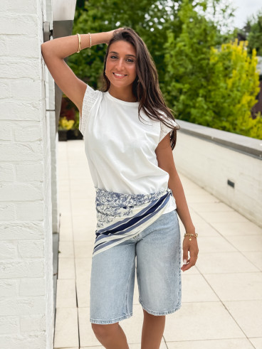 Foulard Aelis - Bleu