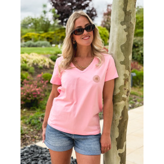 T-shirt Floresia - Rose